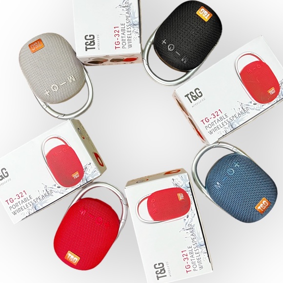 T&G Other - T&G Portable Speaker Gray and Red for Premium Sound